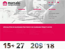 Tablet Screenshot of marsaki.nl